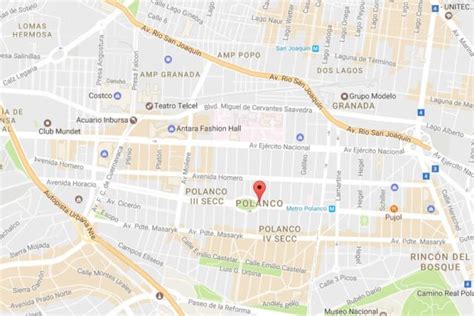 polanco mexico map.